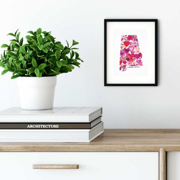 All My Love Alabama - Art Print