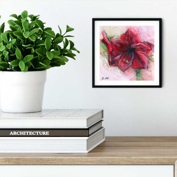 amaryllis-wall Amaryllis – Art Print