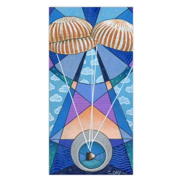 apollo9-spashdown-original Apollo 9 Splashdown - Original Art