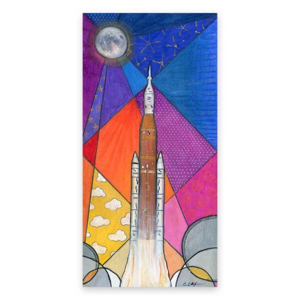 Artemis I Celebration – Art Print