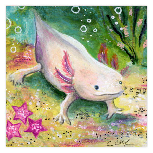 axolotl-original Axolotl - Original Art