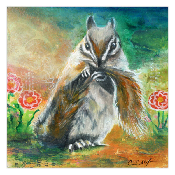 bashville-chipmunk Bashful Chipmunk - Original Art
