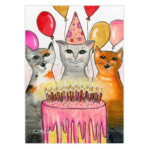 cake-on-fire-old Cake on Fire Old – Original Art