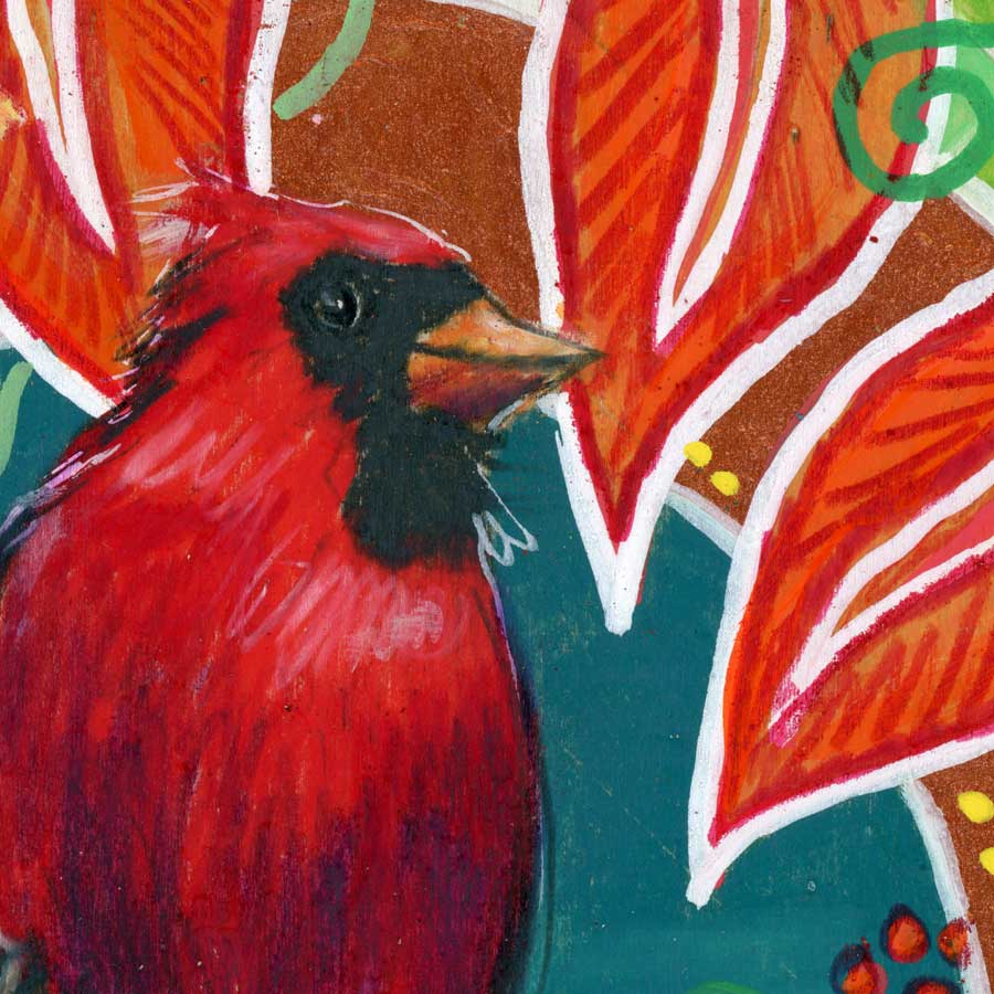 cardinal-and-mums-close