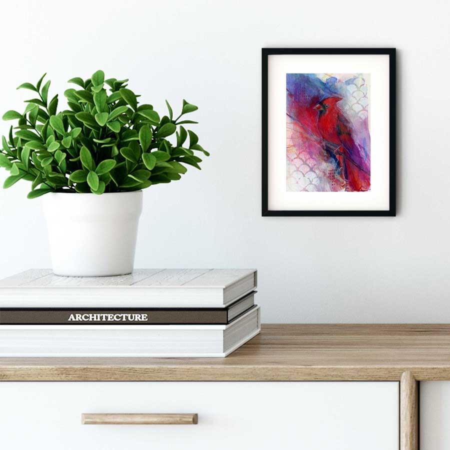 cardinal-at-dusk-wall