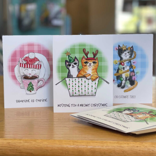cats-christmas Christmas Cats Card Set