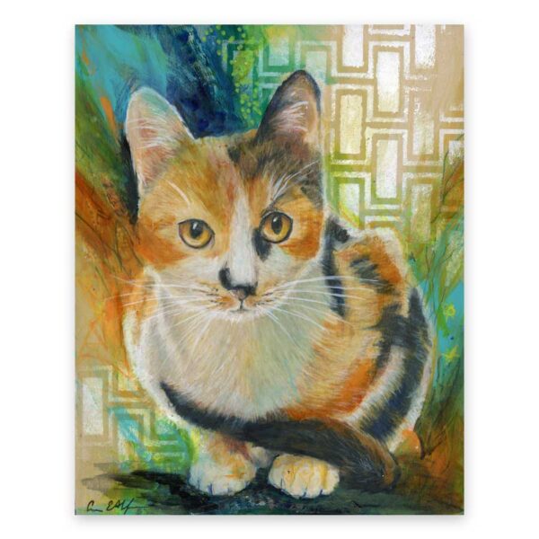 curious-calico-print Curious Calico – Art Print