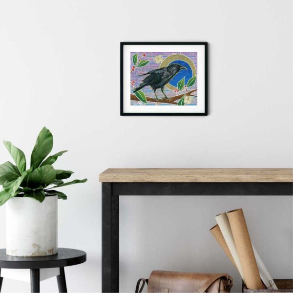 curious-raven-wall Curious Raven – Art Print