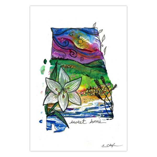 easter-lily Easter Lily (AL) - Original Art