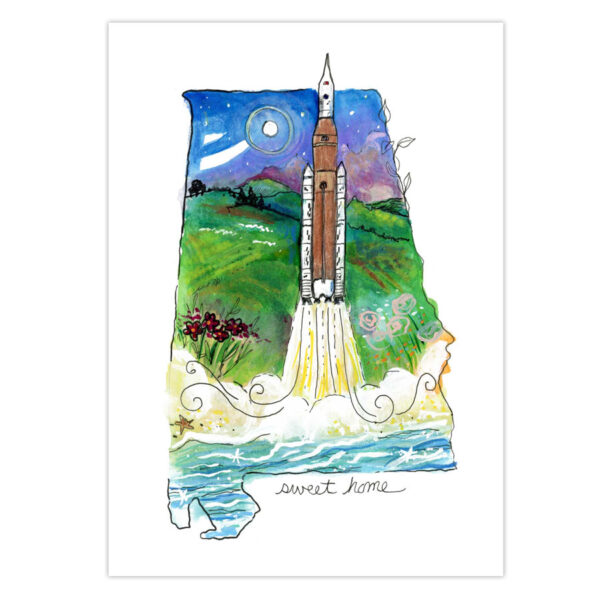 go-for-the-moon Go for the Moon (AL) – Original Art