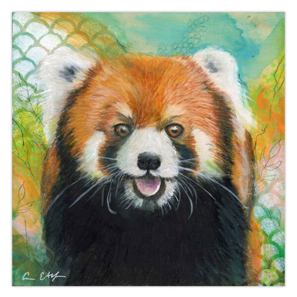 happy-red-panda Happy Red Panda – Original Art