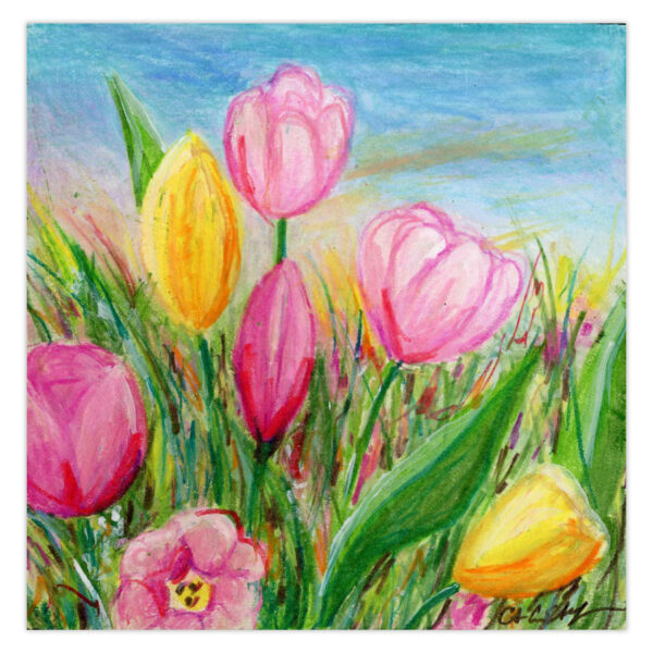 happy-tulips Happy Tulips – Original Art