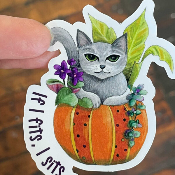 if-i-fits-i-sits5 If I Fits, I Sits Sticker