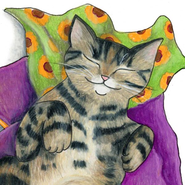 It’s a Trap Cat on White – Art Print