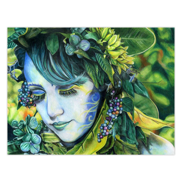 Lady in Blue – Original Art