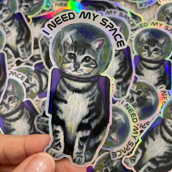 need-my-space1 I Need My Space Sticker