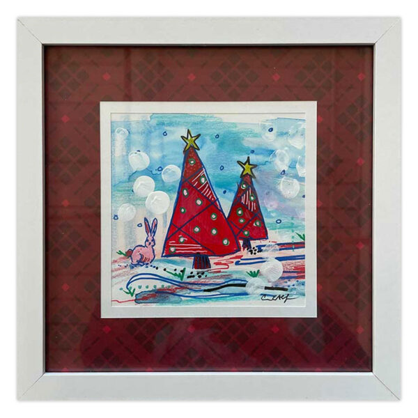 rabbit-and-red-trees Rabbit and Red Trees – Original Art