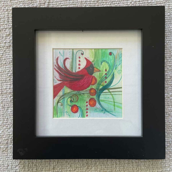 Retro Cardinal – Original Art