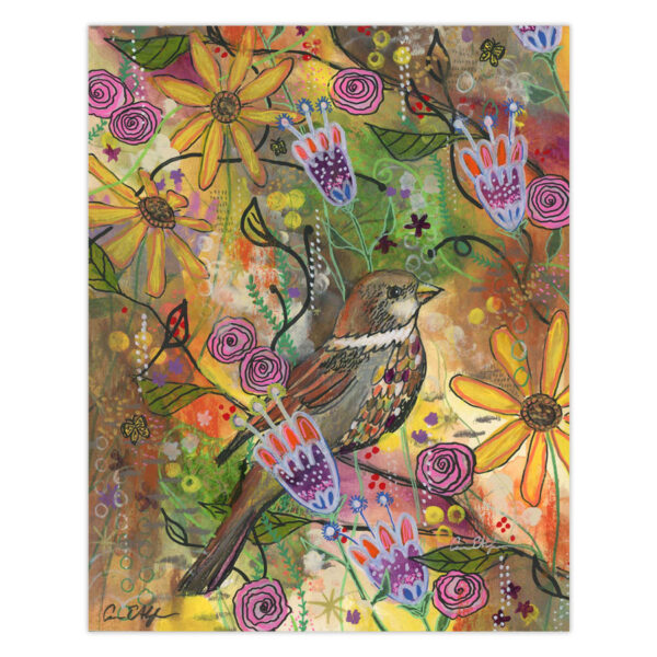 Sparrow’s Garden – Original Art