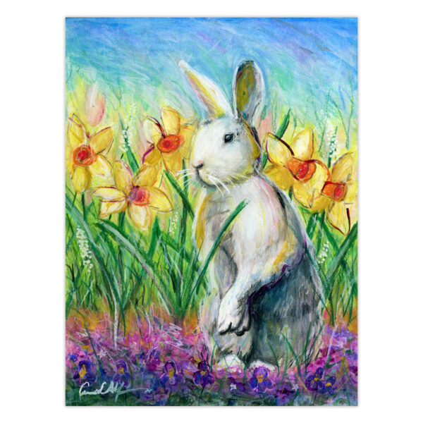 spring-has-sprung Spring Bunny – Original Art