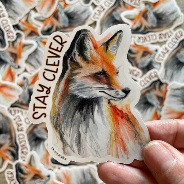 Stay Clever Sticker