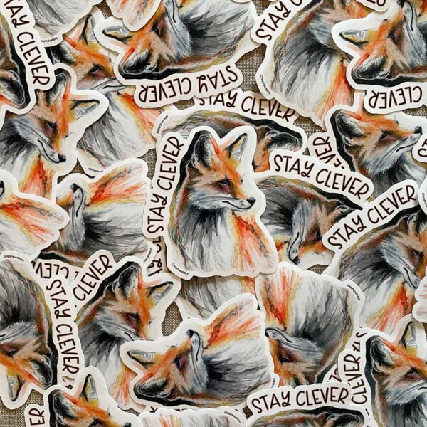 Stay Clever Sticker