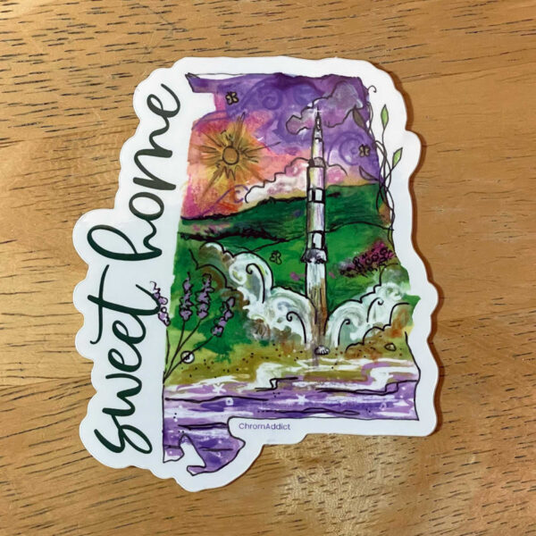 sweet-home-saturnv5 Sweet Home Alabama Saturn V Sticker