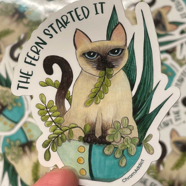 the-fern-started-it4 The Fern Started It Sticker