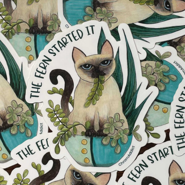 the-fern-started-it5 The Fern Started It Sticker