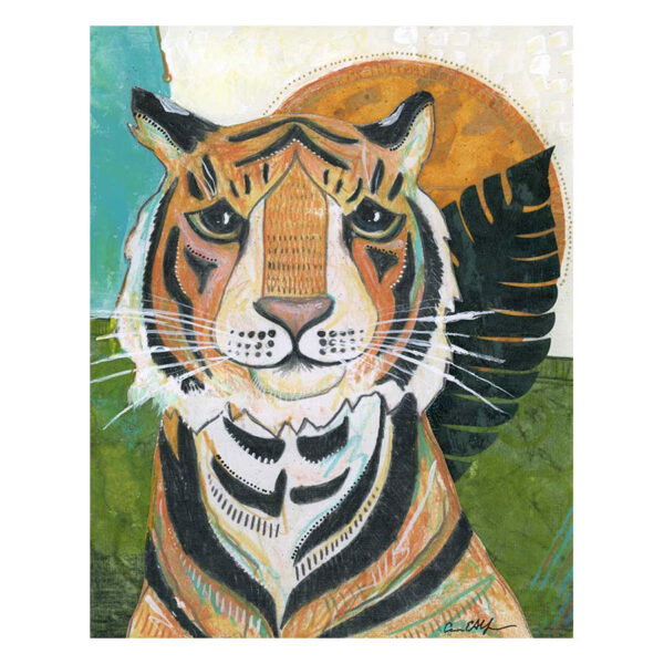 tiger-and-the-sun Tiger and the Sun – Original Art